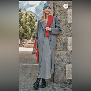 Marine Layer Gray Top Coat - S